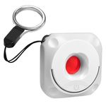 Portable Hidden Camera Detectors, Rechargable Anti-Spy Anti-Bug Camera Detector Spy Camera Finder, 720H Battery Capacity Infrared Scanning Detectors for Hotel,Bathroom,Office,Travel,Car,White