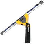 Sorbo 24 Inch Professional Window Squeegee with Solid Black Fast Release Handle