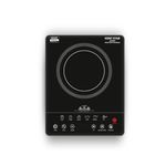 KENT Star Induction Cooktop 3000W | 6 Preset Menu | Full Microcrystalline Glass | Feather Touch Buttons & LED Display | Milk Boiling & Turbo Cooking Function | Overheat Protection & Auto Turn-Off