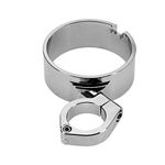 HCmotorku Motorcycle Speedometer Relocation Bracket 39MM Side Mount Odometer Mounting Bracket Fit for Harley Dyna 1993-2005 Sportster XL883 X1200 1993-2023 Chrome