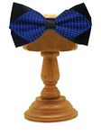 MUTAQINOTI Men's Diamond Bow Tie for Tuxedo Wedding Suit (Pack of 1) (Blue) (BODD-JBBU)