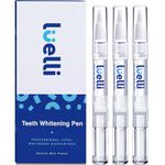 LUELLI Teeth Whitening Pen, 35% Carbamide Peroxide, 4 Pcs, Whiten Teeth Up to 8 Shades Brighter, Effective Stain Removal, Adult Use
