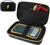 Case Compatible for Fluke 117/ 115/ 116/ 87V/ 88V/ 101, Also Fit Crenova MS8233D/ Neoteck 8233D PRO/ AstroAI TRMS 6000 Counts Volt Digital Multimeter and More with DIY Foam