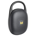Monster Bluetooth Speaker Ultra-Portable with Integrated Carabiner, Up to 29H Playtime, IPX7 Waterproof, BT 6.0, TWS Pair Clip Small Bluetooth Speakers for Outdoor, Black