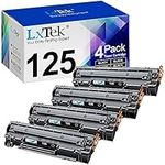 LxTek Compatible Toner Cartridge Replacement for Canon 125 CRG-125 3484B001 to use with ImageClass MF3010 ImageClass LBP6000 ImageClass LBP6030w Laser Printer (Black, 4 Pack-High Yield)