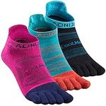 AONIJIE Toe Socks for Men and Women