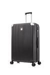 ATX Luggage Extra Large Suitcase Super Lightweight Durable ABS Hard Shell Suitcase with 4 Dual Spinner Wheels and Built-in TSA Lock (Gun Metal Grey, 32-Inch, 32-Inch, 132 Liter)