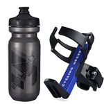 ROGTYO Bottle Holder Bicycle Set, 360° Rotation Bottle Holder with 21 Oz Bicycle Bottle Light Drink Holder Bicycle, BPA Free Bicycle Water Bottle for Bicycle, Road Bike (Bottle Cage Set B)