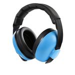 GRACIOUS MART Baby Noise Cancelling Headphones, Toddler Ear Protection Baby Plane Travel Essentials,Newborns Sound Proof Ear Muffs for Flying,Infant Airplane Must Have Accessories (BLUE HEADPOHNE)