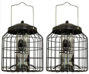 Selections Deluxe Heavy Duty Squirrel Proof Hanging Bird Seed Feeder (Pack of 2)