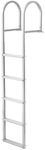 VEVOR Removable Dock Ladder 5 Steps, 500lbs Heavy-Duty, Thickened 6063 Aluminum Alloy with Textured Nonslip Step & Mat, Weather-Ready & Quick Detach for Dock, Boat, Pool, Fishing