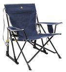 GCI KickBack Rocker Chair, Heathered Indigo