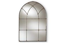 Baxton Studio 150-9054-AMZ Mirrors Accessories, Antique Silver