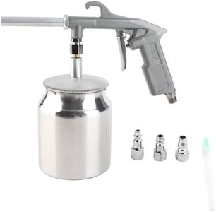 Changor Pistolet de Sablage, Sableuse en Aluminium avec Réservoir de 750CC Consommation d'air du Compresseur 320-420L/minpour le Polissage