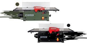 Cutech 401120HI 12-Inch Spiral Cutterhead Benchtop Jointer with Cast Iron Tables, 24 Tungsten Carbide Inserts, Extra Long 24" Fence, Additional Fence Brackets and a 12-amp Motor