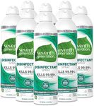 Seventh Generation Disinfecting Spray Cleaner Eucalyptus and Thyme Disinfectant 13.9 oz, Pack of 8