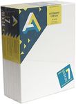 Art Alternatives stretched White Canvas Super Value Pack-11 x 14 inches-Pack of 7