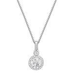 GIVA 925 Silver Drizzle Drop Pendant With Box Chain|Gifts For Girlfriend,Rakshabandhan Gift For Sister Bhabhi,Gifts For Women&Girls|With Certificate Of Authenticity And 925 Stamp|6 Month Warranty*