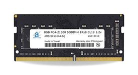 Adamanta 8GB (1x8GB) Laptop Memory Upgrade DDR4 2666Mhz PC4-21300 SODIMM 1Rx8 CL19 1.2v Notebook RAM DRAM