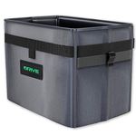 Drive Auto Products Car Bin – Medium Rubbish Binsfor Stowing and Tidying w/DisposableLiners and Adjustable Black Strap – Car Accessories