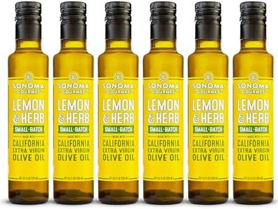 Sonoma Gourmet: Lemon Oil Flavored Olive Oil | 100% California Extra Virgin Olive Oil | 8.5 FL OZ (8.5FL OZ (Pack of 6)