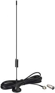 Bingfu Antenna Radio DAB FM Interni 75 ohm Base Magnetica per Amplificata Ricevitore Audio Vedio Stereo Casa Sintonizzatore FM HiFi