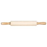 J.K. Adams Wood Maple Small Gourmet Pastry and Dough Rolling Pin with Handles for Pizza, Pie, Cookie, and more!,21" Length x 2" Diameter,COOP-GP4