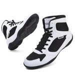 Boxing Shoes Wrestling Boots Boxing Shoes Men Weightlifting weight Lifting Crossfit Powerlifting Martial Arts Kickboxing Boots Bodybuilding Shoe For Men Women Combat Sports Footwear Lightweight Gym
