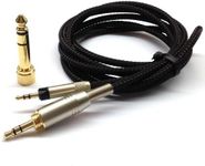 NewFantasia Replacement Audio Upgrade Cable for Sennheiser HD598 / HD558 / HD518 / HD598 Cs / HD599 / HD569 / HD579 Headphones 3meters/9.9feet