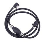 Fuel Line Assembly, 6FT 5/16" Universal Fuel Line Assembly Kit with End Plug, Hand Fuel Line Hose Primer Bulb Kit Outboard and Tank Connectors fit for Yamaha Mariner Outboard Boat Motor Tractors RVs