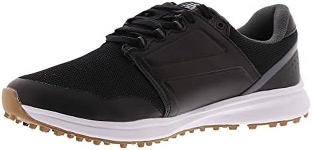 New Balance Men's Breeze v2 Golf Shoe, Black, 10