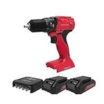 POWERWORKS 20V Li-Ion Brushless Drill Set with 2 x 1.5Ah Battery 0.5Ah Charger Pack, 3700513AZ