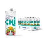 CHI 100% Pure Coconut Water I 330ml (Pack of 12) I Vegan, Fat, Gluten and Dairy free I Rehydrate and Revive!