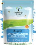 Organic Ashwagandha Powder - Raw Vegan Ashwagandha Root Powder by TheHealthyTree Company - Certified Organic Natural Stress Relief and Energy Support, Non-GMO & Gluten Free (250g)