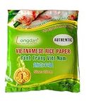 Round Vietnamese Extra Thin Rice Paper 22cm 500g Spring Salad Summer Roll Wrapper Banh Trang Edible Food Cook Prepare Party