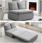 BALUS 40" W Twin Size Pull Out Sofa