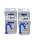 FILO AdBlue 20 Liters with Spout 4 X 5L (2 x 10 L) – Diesel Exhaust Fluid Additive for SCR-Equipped Vehicles - ISO 22241 Compliant Crystal Clean Exhaust System Treatment Fluid for Diesel Engines DEF