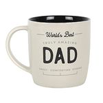 SJ TRADERS Amazing Dad Coffee Mug, Novelty Christmas Gifts for Dads, Tea Coffee and Hot Chocolate Cups, Party Presents for Your Dad from Daughter and Son (Truly Amazing Dad Mug)