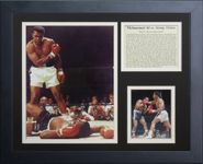 Legends Never Die Muhammad Ali vs. Liston Framed Photo Collage, 11 x 14-Inch