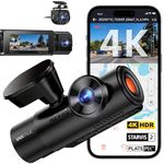 Vantrue N4 Pro S 4K 3 Channel Dash Cam w/Triple STARVIS 2, 4K+1080P+2.5K Front Inside Rear Dash Camera, HDR IR Night Vision, Optional LTE Live, Voice Control, Parking Mode, GPS, Wi-Fi, Support 1TB