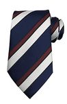 Wehug Men's Classic Stripe Jacquard Woven Silk Tie Formal Party Suit Necktie Neck Ties For Men EU-LD0037