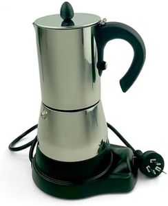 Electric Espresso Moka Coffee Maker 4~6Cups Stainless Steel Italian Classic AUSTOCK (4Cup)
