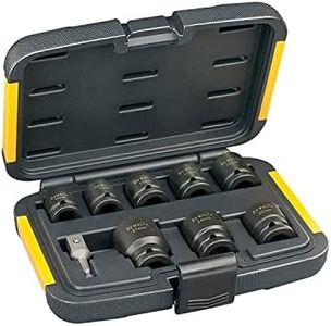 Dewalt DT7507-QZ Socket Set Impact Extreme 9Pc Set in Case 10 13 15 17 19 22 24mm