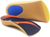 RooRuns Comfort Plantar Fasciitis Insoles for Men and Women, 3/4 Arch Support Insoles, Orthotic Inserts with Metatarsal Pads, Orthotic Shoe Insoles for Flat Feet, Heel Spurs, M