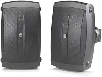 YAMAHA NS-AW150BL 2-Way Indoor/Outdoor Speakers (Pair, Black) - Wired