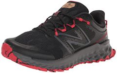 New Balance Men's Fresh Foam Garoe V1 Trail Running Shoe, Black/True Red/Magnet, 7 X-Wide US