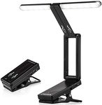 CAHAYA Music Stand Light Clip on Rechargeable with USB Book Lamp Foldable for Piano Guitar Player Keyboard Orchestra CY0240