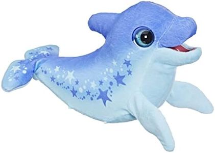 FurReal Friends Furreal - Dazzlin' Dimples My Playful Dolphin Plush Toy - 80+ Sounds & Reactions - Companion Pets and Interactive Toys for Kids - Boys and Girls - F2401 - Ages 4+