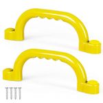 Playground Safety Handles - Yellow Grab Handle Bars for Jungle Gym