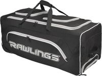 Rawlings Yadi Wheeled Catcher's Bag, Black